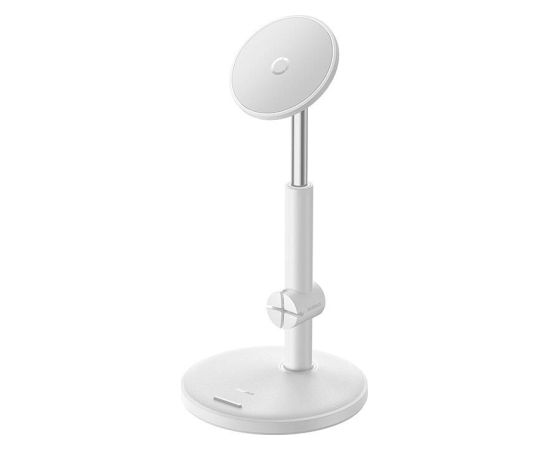 Magnetic Desktop Phone Stand Baseus MagPro (white)