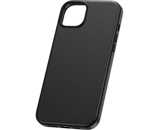 Phone Case for iPhone 15 Plus Baseus Fauxther Series (Black)