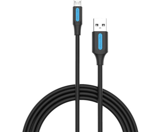 USB 2.0 A to Micro-B 3A cable 3m Vention COLBI black