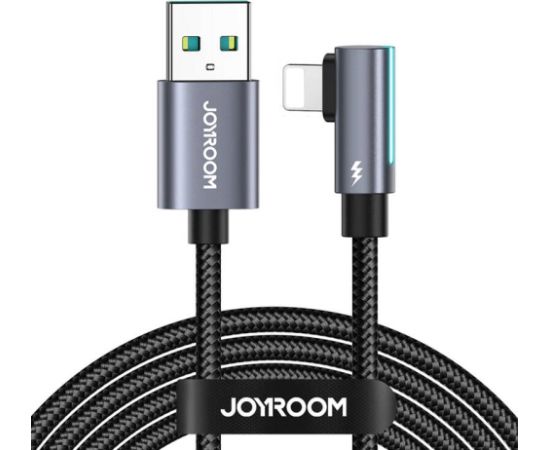 USB to Lightning cable, angled Joyroom S-AL012A17 2.4A, 1.2m (black)