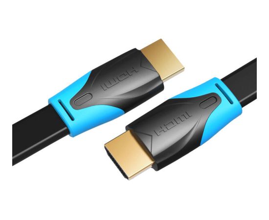 Flat HDMI Cable 0.75m Vention VAA-B02-L075 (Black)