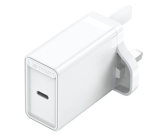 USB-C Wall Charger Vention FADW0-UK (20 W) UK White