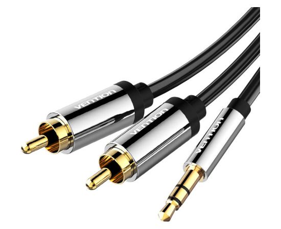 3.5mm Male to 2x RCA Male Audio Cable 3m Vention BCFBI Black