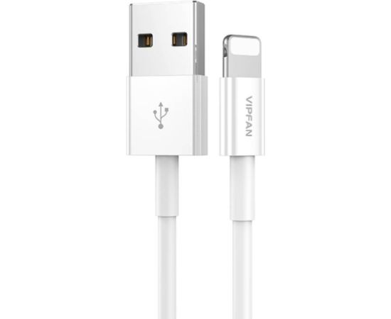 USB to Lightning cable Vipfan X03, 3A, 1m (white)