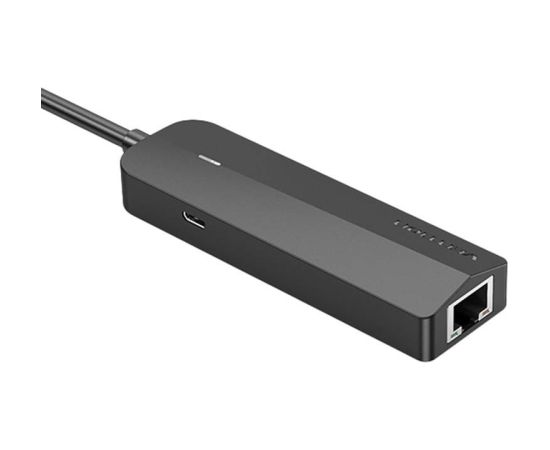 USB-C to 3x USB 2.0, RJ45, Micro-B Hub Vention TGOBB 0.15m, Black