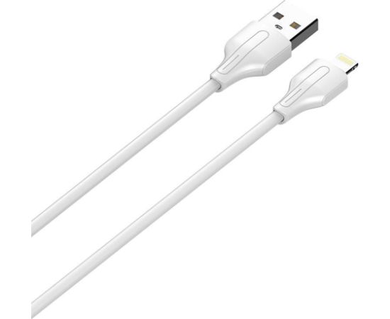 USB to Lightning cable LDNIO LS543, 2.1A, 2m (white)