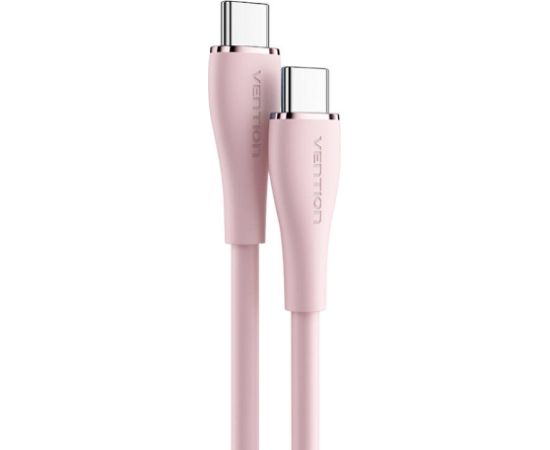 USB-C 2.0 to USB-C 5A Cable Vention TAWPG 1.5m Pink Silicone