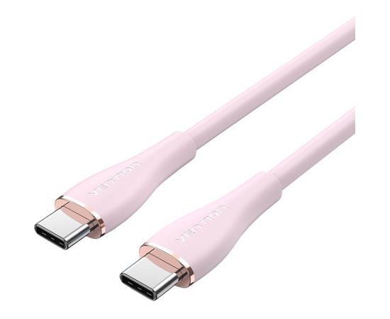 USB-C 2.0 to USB-C 5A Cable Vention TAWPG 1.5m Pink Silicone