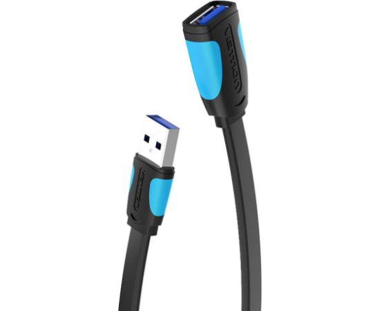 Flat USB 3.0 extender Vention VAS-A13-B300 3m Black