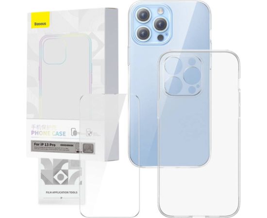 Transparent Case and Tempered Glass set Baseus Corning for iPhone 13 Pro