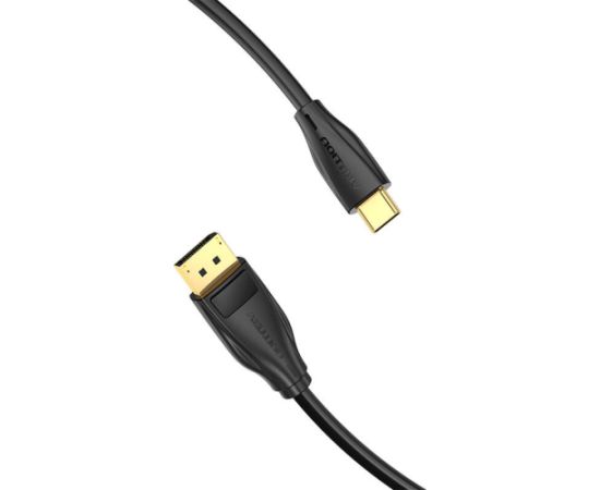 USB-C to DisplayPort 8K HD Cable 1.5m Vention CGYBG (Black)