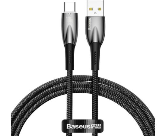 USB cable for USB-C Baseus Glimmer Series, 100W, 1m (Black)