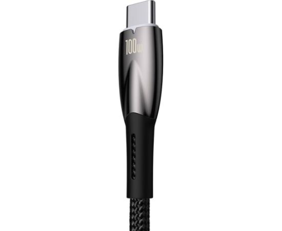 USB cable for USB-C Baseus Glimmer Series, 100W, 1m (Black)