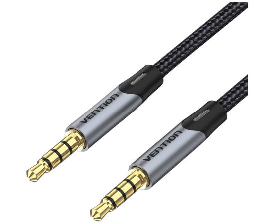 TRRS 3.5mm Male to Male Aux Cable 1m Vention BAQHF Gray