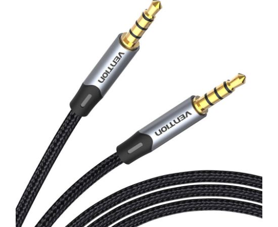 TRRS 3.5mm Male to Male Aux Cable 1m Vention BAQHF Gray