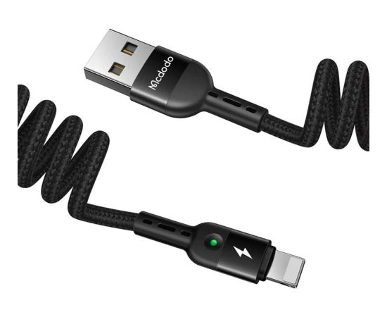 USB to Lightning Cable, Mcdodo CA-6410, Spring, 1.8m (Black)