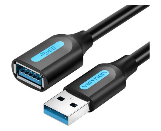 USB 3.0 male to female extension cable Vention CBHBF 1m Black PVC