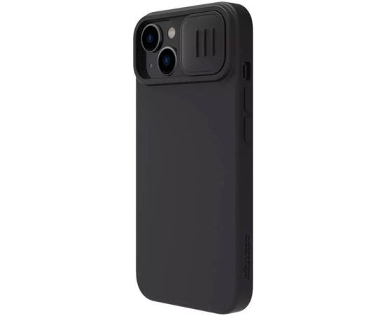 Nillkin CamShield Silky Silicone case for iPhone 14/13  (classic black))