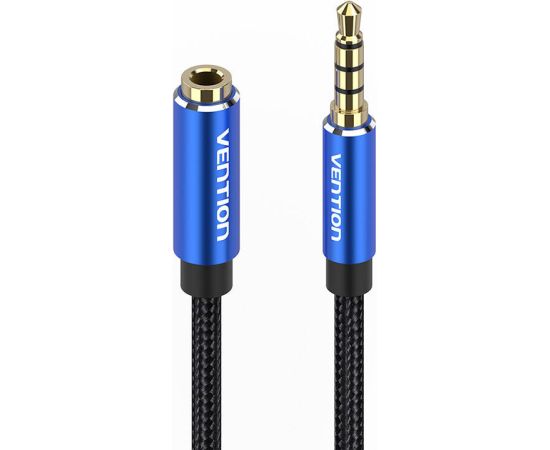 TRRS 3.5mm Male to 3.5mm Female Audio Extender 5m Vention BHCLJ Blue