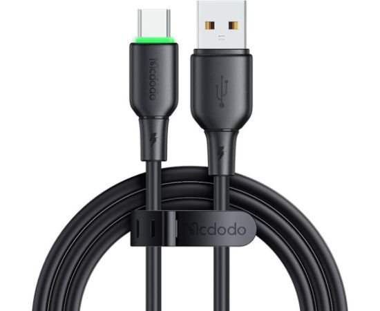 USB to USB-C Cable Mcdodo CA-4751 with LED light 1.2m (black)