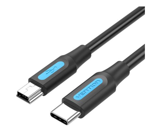 USB-C 2.0 to Mini-B 2A cable 1m Vention COWBF black