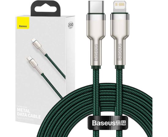 Baseus USB-C cable for Lightning 2m (green)