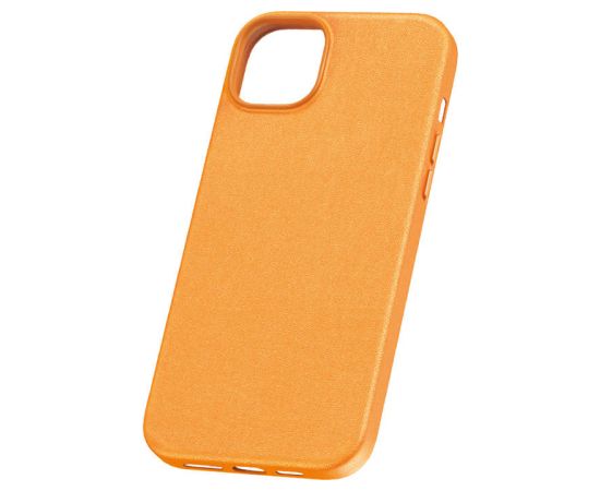 Phone Case for iPhone 15 Pro Baseus Fauxther Series (Orange)