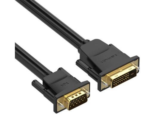 DVI(24+1) to VGA Cable 1.5m Vention EABBG (Black)