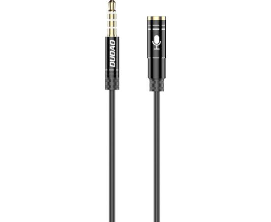 Audio Extension Cable Dudao L11S 3.5mm AUX, 1m (Black)
