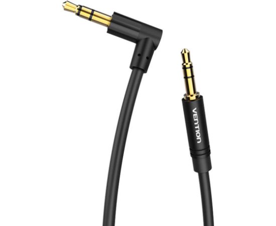 3.5mm Male to 90° Male Audio Cable 1.5m Vention BAKBG-T Black