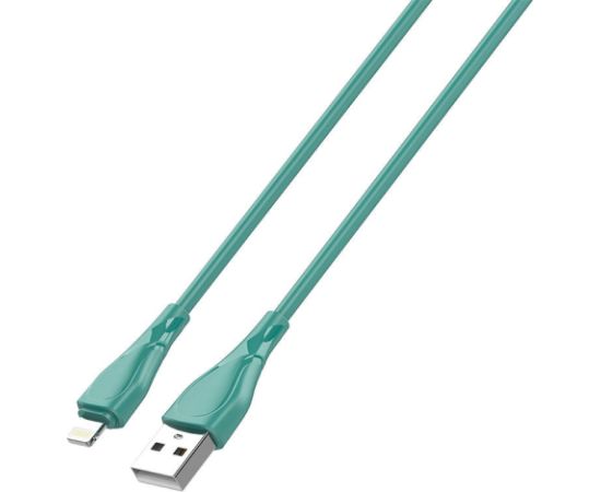 Lightning Cable LDNIO LS612 25W, 2m (green)
