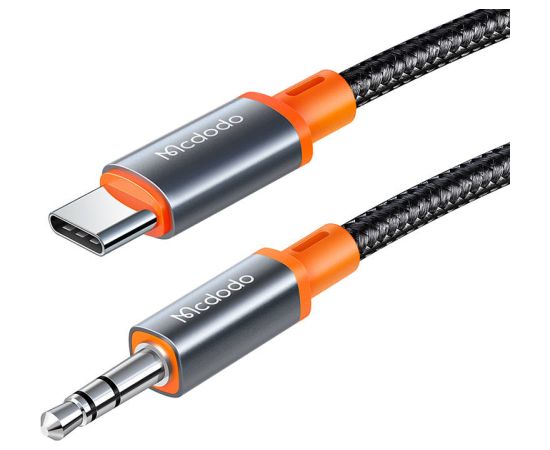 Cable Mcdodo CA-0820 USB-C to 3.5mm AUX mini jack, 1.2m (black)