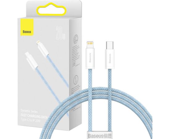 USB-C cable for Lightning Baseus Dynamic Series, 20W, 1m (blue)