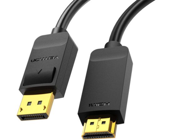 4K DisplayPort to HDMI Cable 3m Vention HAGBI (Black)