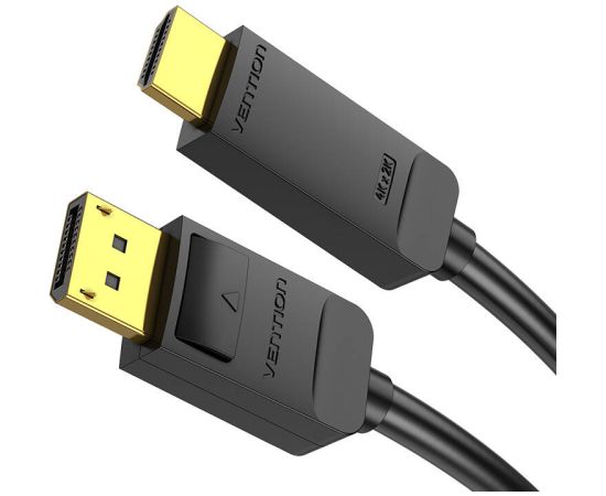 4K DisplayPort to HDMI Cable 3m Vention HAGBI (Black)