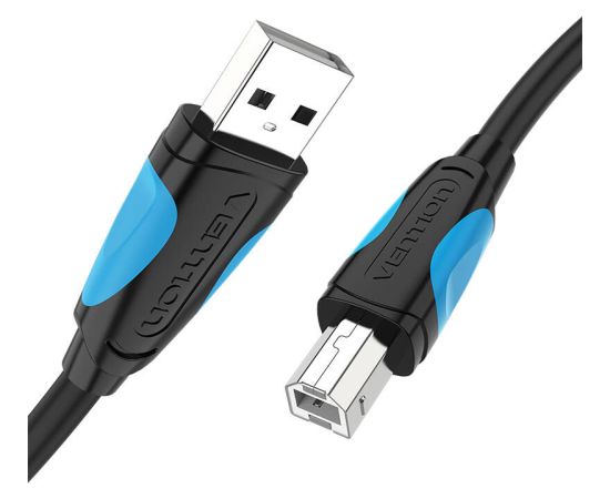 USB 2.0 A male to USB-B male printer cable Vention VAS-A16-B300 3m Black PVC