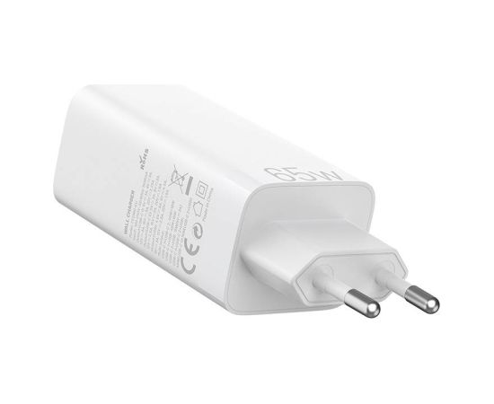 Wall charger EU 2xUSB-C(65W/30W) USB-A(30W) Vention, FEDW0-EU, 2.4A, PD 3.0