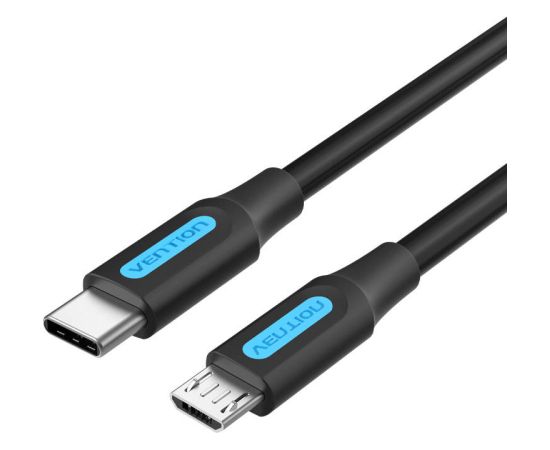 USB-C 2.0 to Micro-B 2A cable 1m Vention COVBF black