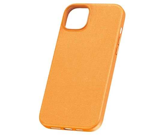 Phone Case for iPhone 15 ProMax Baseus Fauxther Series (Orange)