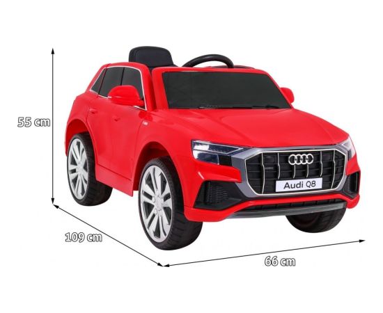 Pojazd Audi Q8 LIFT Czerwony