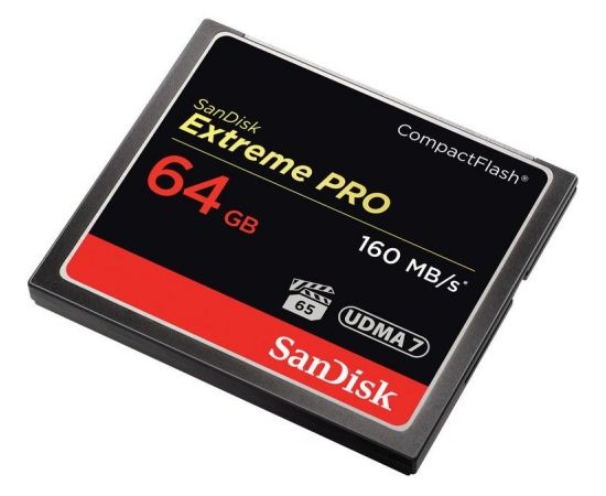 Sandisk amiņas karte CF 64GB ExtremePro 160MB/s