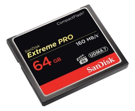 Sandisk amiņas karte CF 64GB ExtremePro 160MB/s