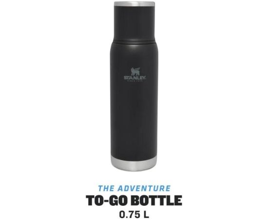 Stanley Termoss The Adventure To-Go Bottle 0.75L melns