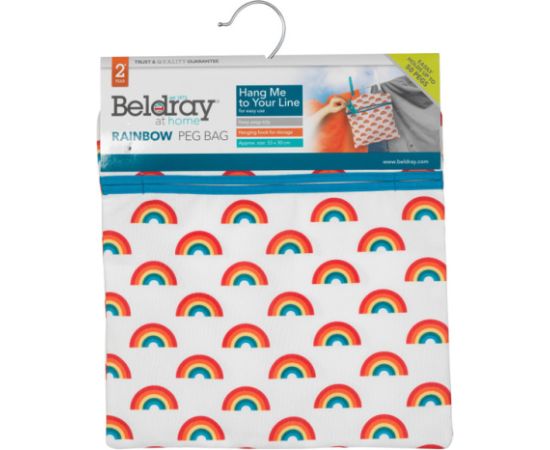 Beldray LA081544BEU7 Rainbow peg bag