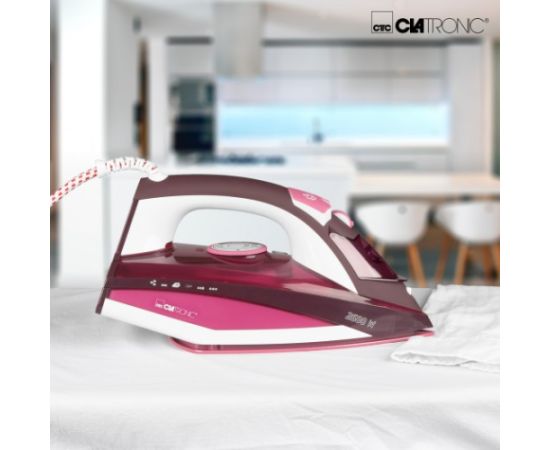 Clatronic DB 3705 Steam iron Ceramic soleplate 2600 W Rose