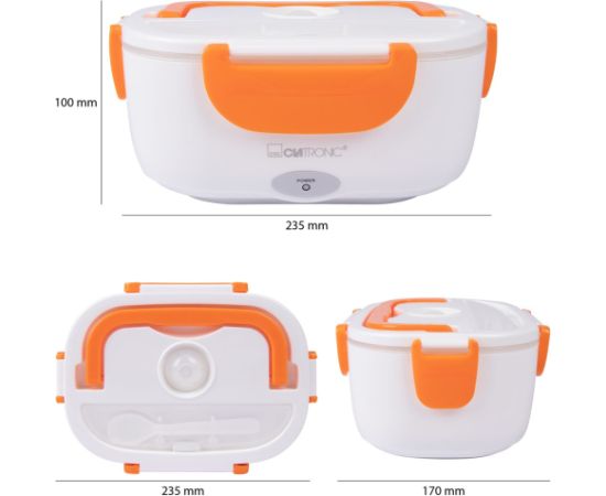 Clatronic LB 3719 40 W 1.7 L Orange, White Adult