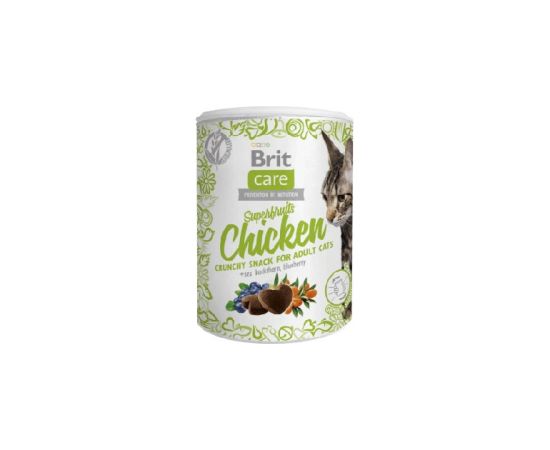 BRIT Care Cat Snack Superfruits Chicken - cat treat - 100 g