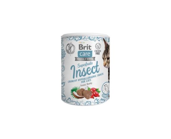 BRIT Care Cat Snack Superfruits Insect - cat treat - 100 g