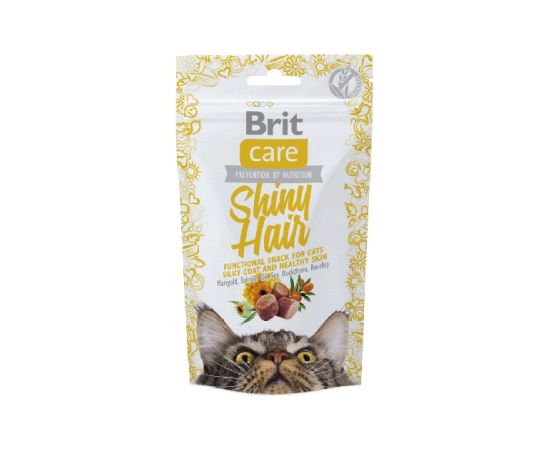 Brit Care Cat Snack SHINY Hair - cat treat - 50 g