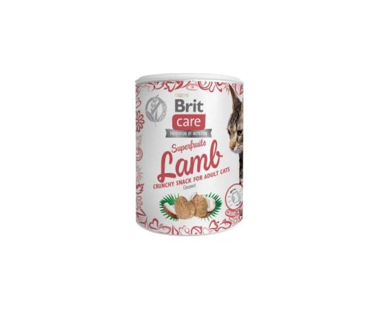 BRIT Care Cat Snack Superfruits Lamb - cat treat - 100 g
